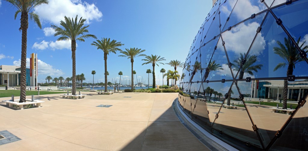 Outside of the Salvador Dali Museum in St. Petersburg, Florida