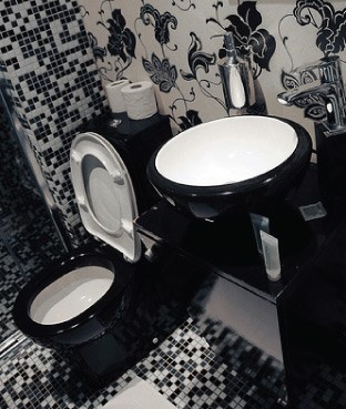 Black and White Bathroom