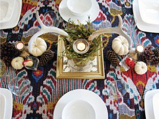 Deer Horn Table Centerpiece